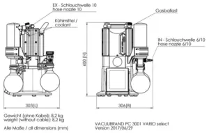 普兰德VACUUBRANDMD PC 3001 VARIO select VARIO® 变频化学真空系统